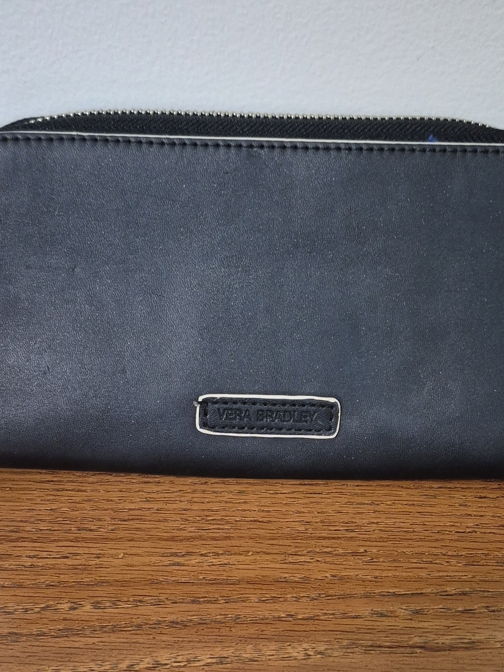Vera Bradley Black Woman's Zip Around Wallet